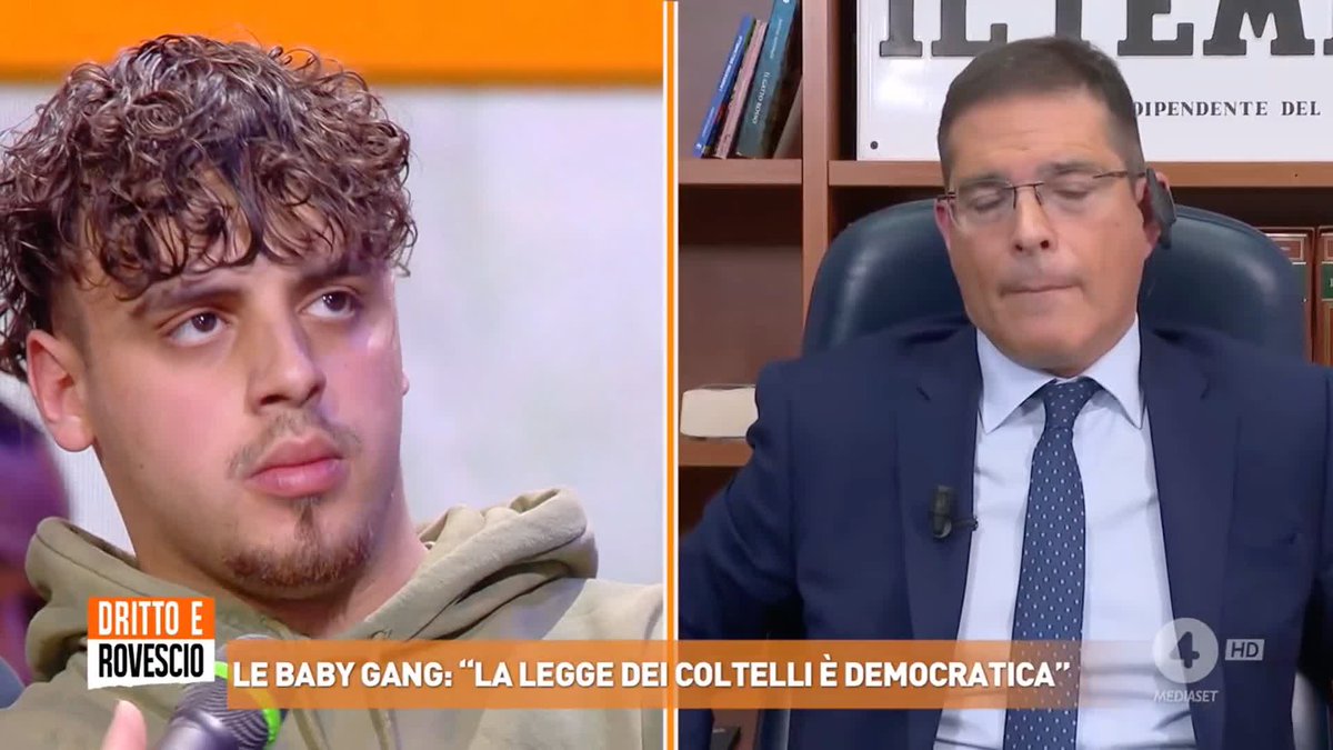 "Una volta è colpa dello Stato e una volta è colpa della famiglia: ma non è mai colpa vostra?" Daniele Capezzone ai ragazzi di seconda generazione in studio a #drittoerovescio