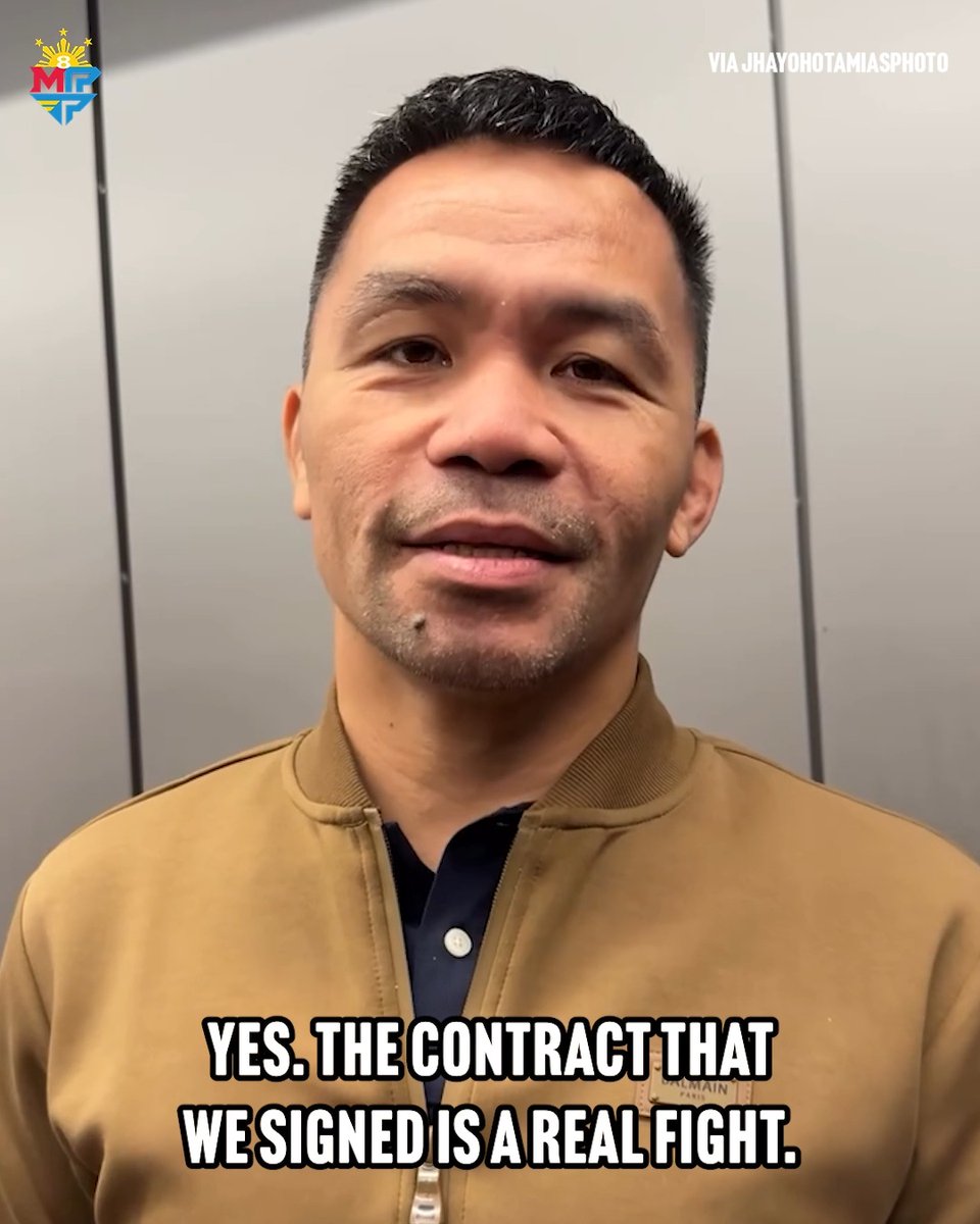 Manny Pacquiao responds to Floyd Mayweather's claims that their announced fight in September is an exhibition 👀