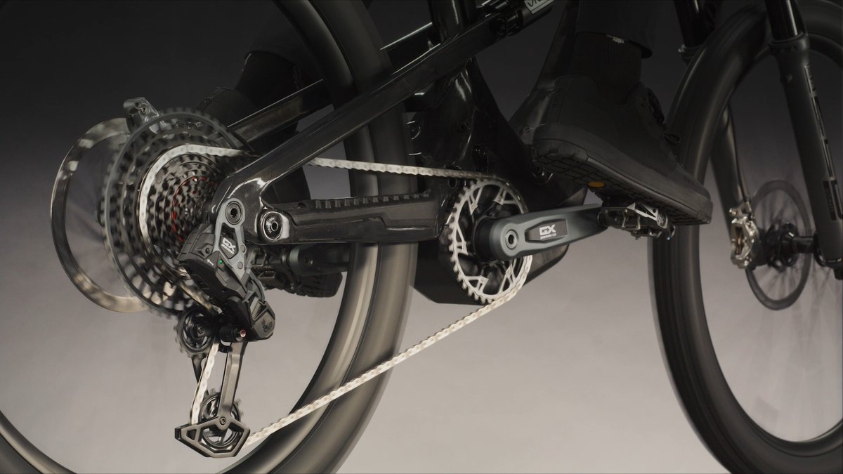 Auto Shift allows your chainring to move independently from your cranks, so you can shift without pedaling. Integrated with your Eagle Transmission, it monitors your riding &amp; pedal speed to shift automatically, keeping you in the right gear and focused on the trail. #SRAM