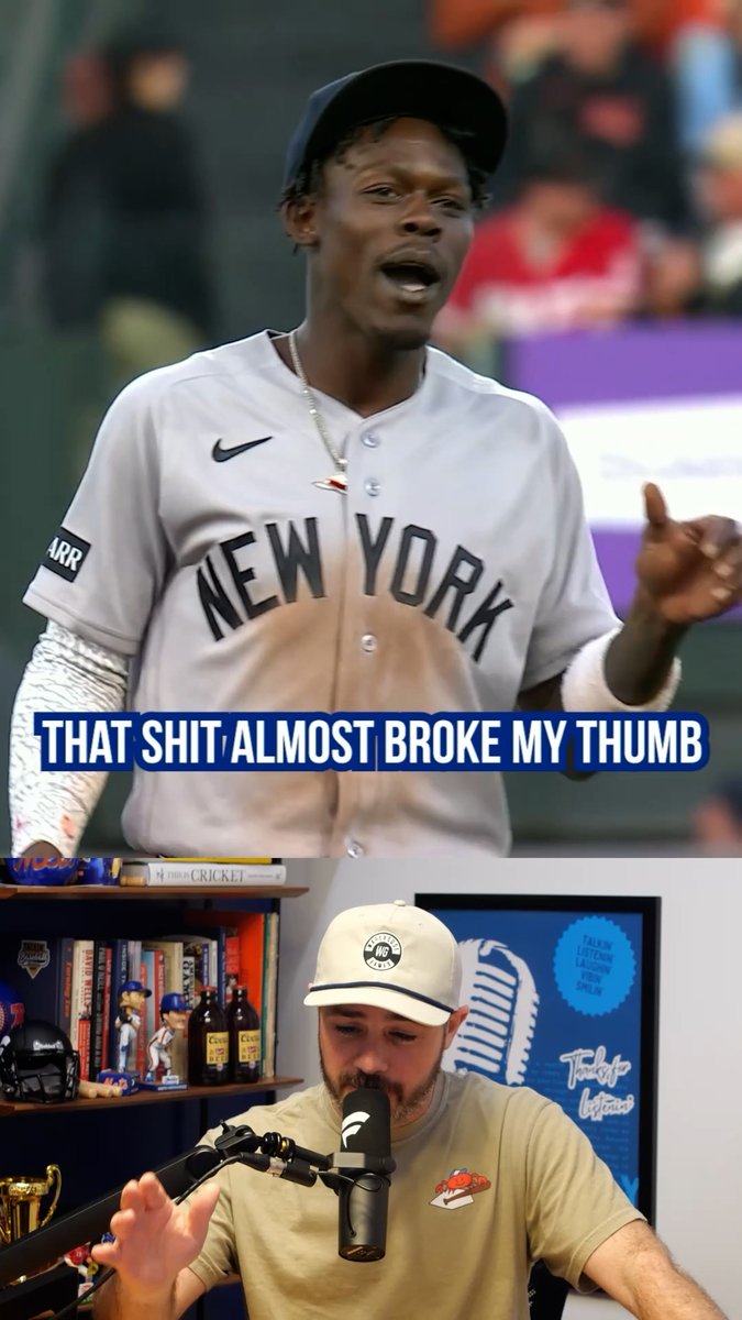Jazz Chisholm Jr. says this hit almost broke his thumb, a breakdown
