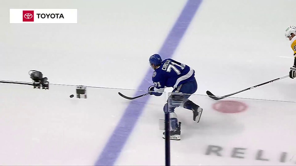 Anthony Cirelli was absolutely FLYING here for his second of the night 💨