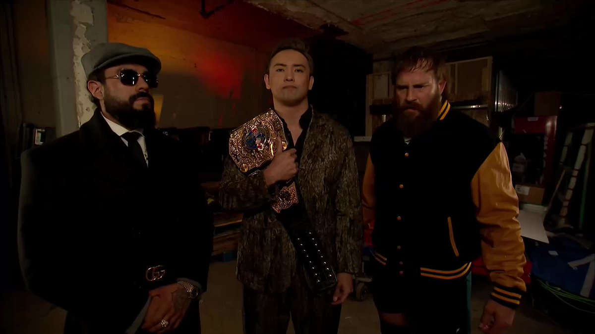 Kazuchika Okada confirms that Kyle Fletcher is injured ๐๐๐๐๐ #AEW #AEWCollision