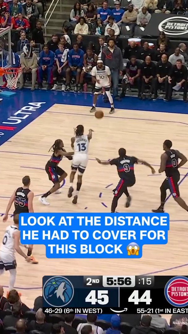 AUSAR THOMPSON WHAT A BLOCK — Defensive menace. 😤🔒