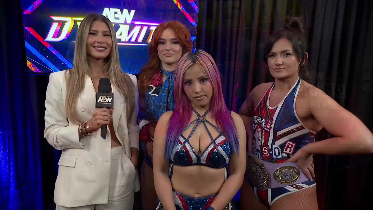 .JAMIE HAYTER gets right to it and calls out the #AEW Women’s World Champion Thekla テクラ for #AEWDynasty! Watch #AEWCollision on TNT & HBO Max
