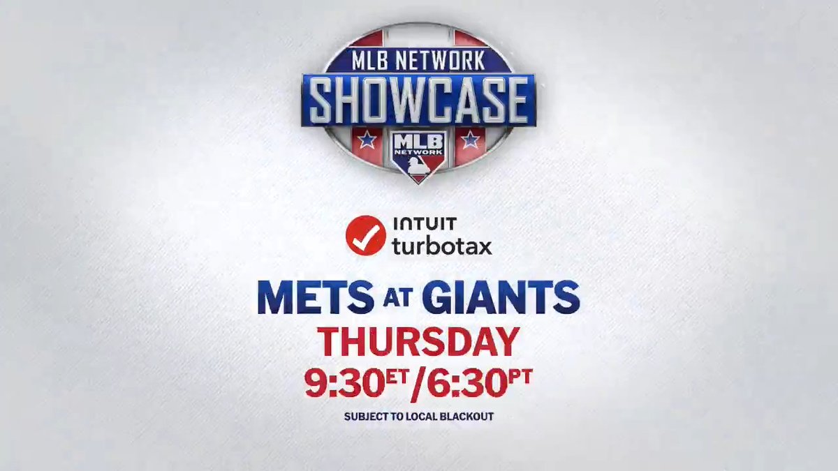 The New York Mets and SFGiants battle it out from San Francisco NEXT on the 2026 debut of #MLBNShowcase presented by Intuit TurboTax! 📺 9:30pm ET/6:30pm PT