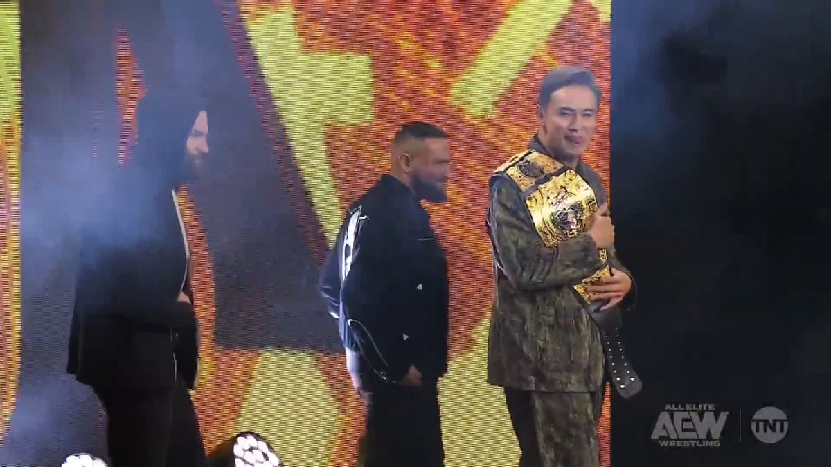 AEW International Champion @RainmakerXOkada + RPG Vice want additional payback against The Rascalz on behalf of fellow The Invisible Hand Family member @KyleFletcherPro! Watch #AEWCollision on TNT + HBO Max
