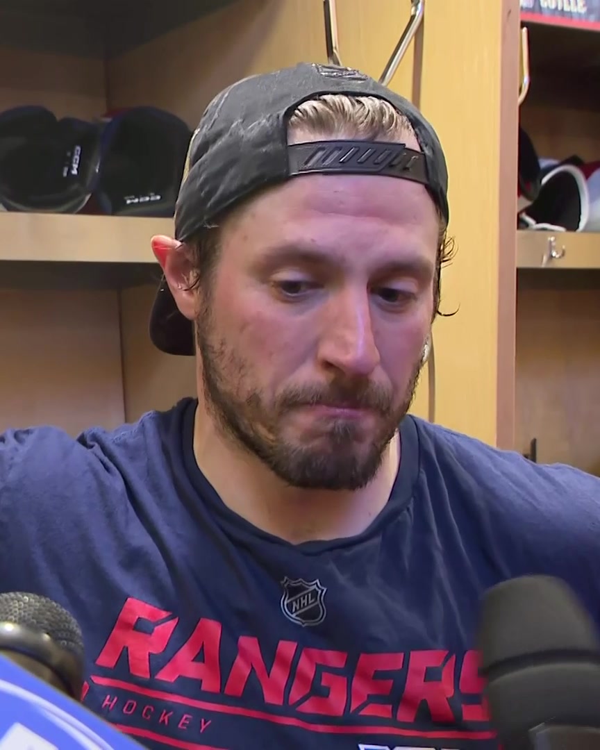 J.T. Miller on the faceoff in the third period: "I don't want to talk about it. It's a moment that nobody wanted to have for me and him. Let's leave it at that"