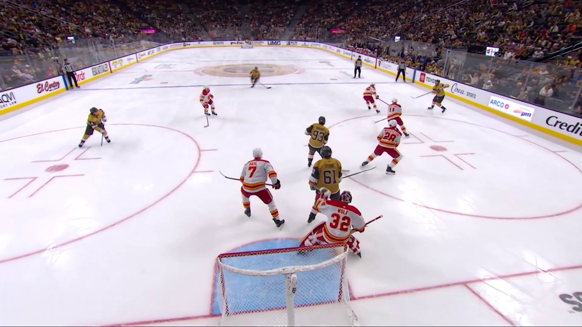 Mitch Marner has two tonight for the Vegas Golden Knights! ✨
