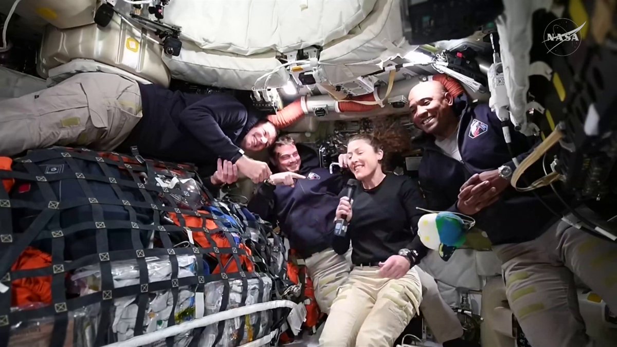 “I’m the space plumber, I’m proud to call myself the space plumber.” Mission specialists like Christina H Koch train for all roles so they can jump in wherever they’re needed. Sometimes that means fixing vital machinery, like the spacecraft toilet.