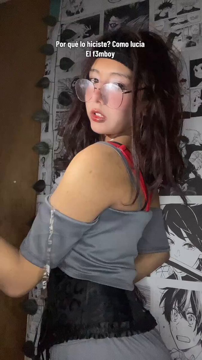 Así lucía el femboy , por eso lo hice