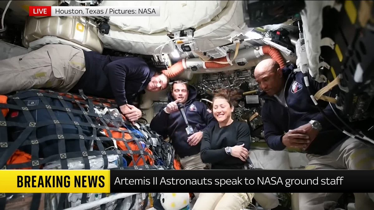 "It was pretty tense moments there for a second." Artemis II commander Reid Wiseman describes the moment and the emotions of the crew as the Orion capsule carried out a critical engine burn, sending it out of Earth's orbit. 📺 Sky 501, Virgin 602