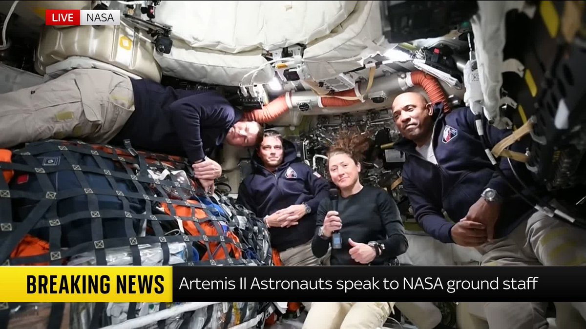 "No matter where you're from or what you look like, we're all one people." Artemis II pilot Victor Glover says the mission shows what they can do when they bring their differences together and use their strengths to accomplish something great.