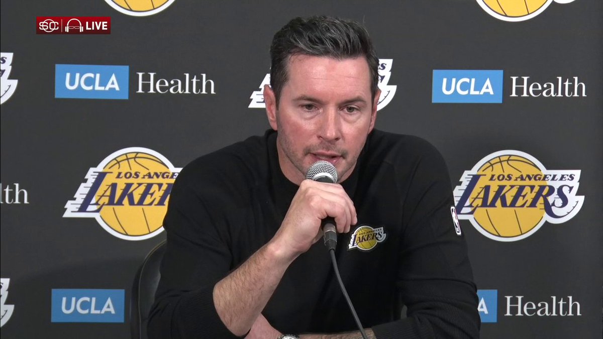 JJ Redick offers an update on Luka Doncic after suffering a hamstring injury vs. the Thunder.