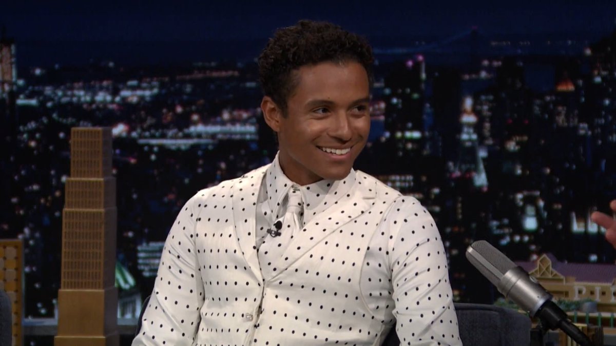 .Jaafar Jackson’s first-ever film role is as his uncle Michael Jackson in Michael 🤯 #FallonTonight