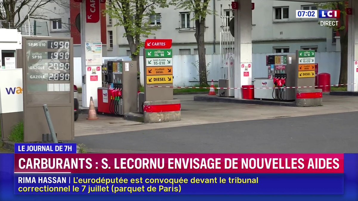 Hausse des carburants : Sébastien Lecornu envisage de nouvelles aides