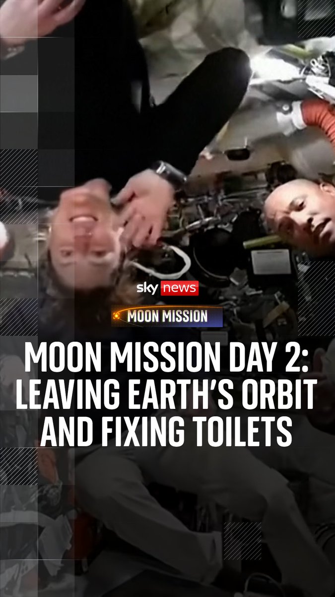 This is the first time we have seen and heard from the whole crew since they left Earth's orbit. Sky's science correspondent, Thomas Moore, talks through day 2 of the Artemis mission. Live updates: