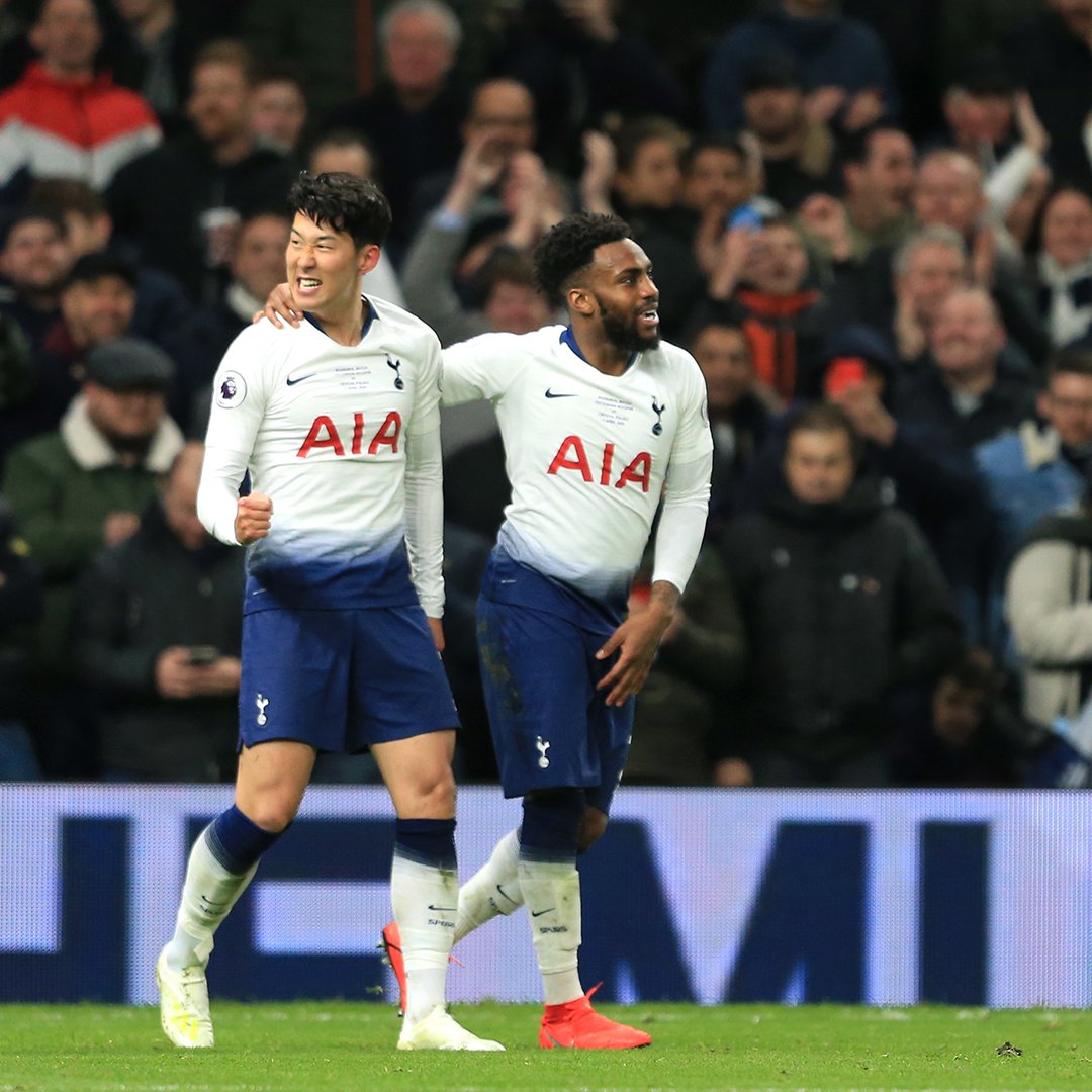 #OnThisDay in 2019, @sonny7 scored the first Premier League goal at the Tottenham Hotspur Stadium Keep an eye out for Danny Rose’s reaction 💙