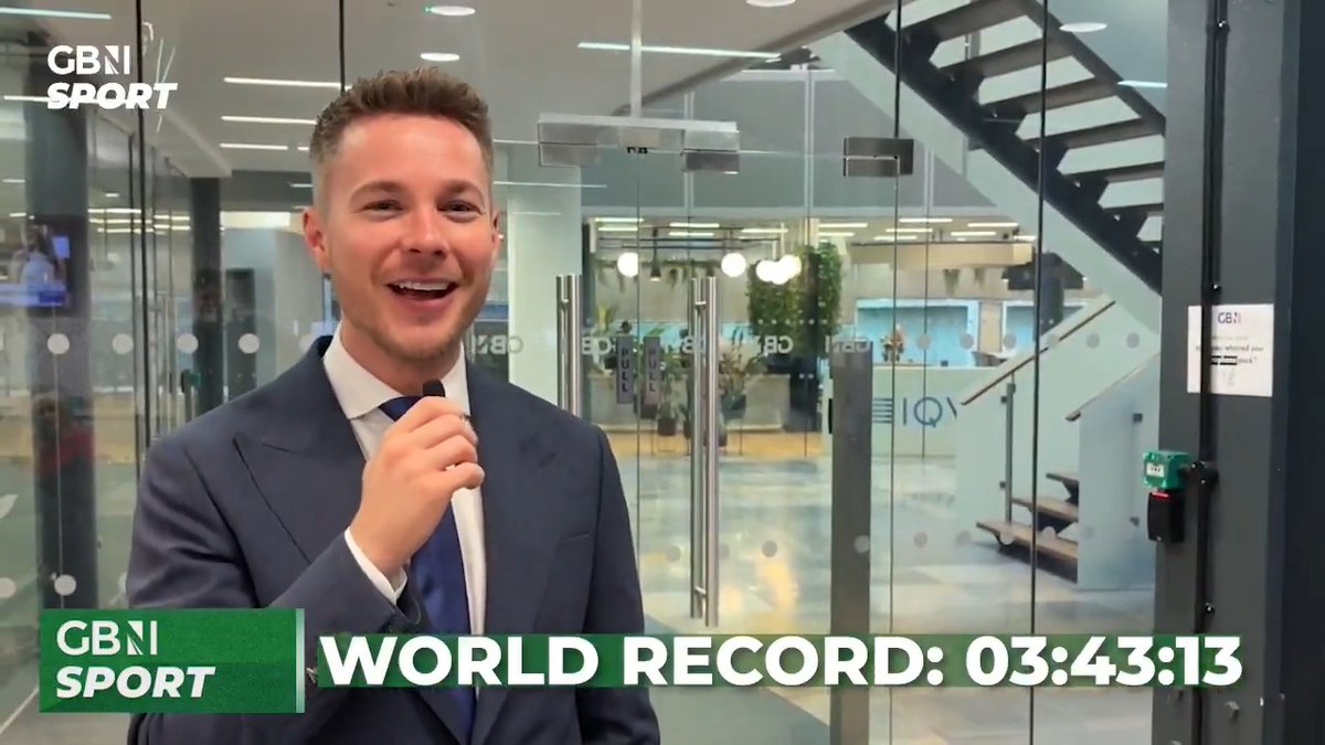🏃 We asked GB News staff to guess the fastest men's mile record... Alex Armstrong's answer was something else...