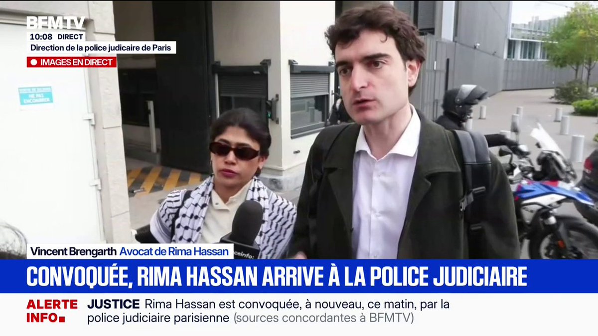Nous demandons à la procureure de la République de Paris d’ouvrir une enquête préliminaire à la suite des nombreuses fuites survenues lors de la garde à vue de Rima Hassan. Je rappelle également que 13 procédures ont, d’ores et déjà, étaient classées.