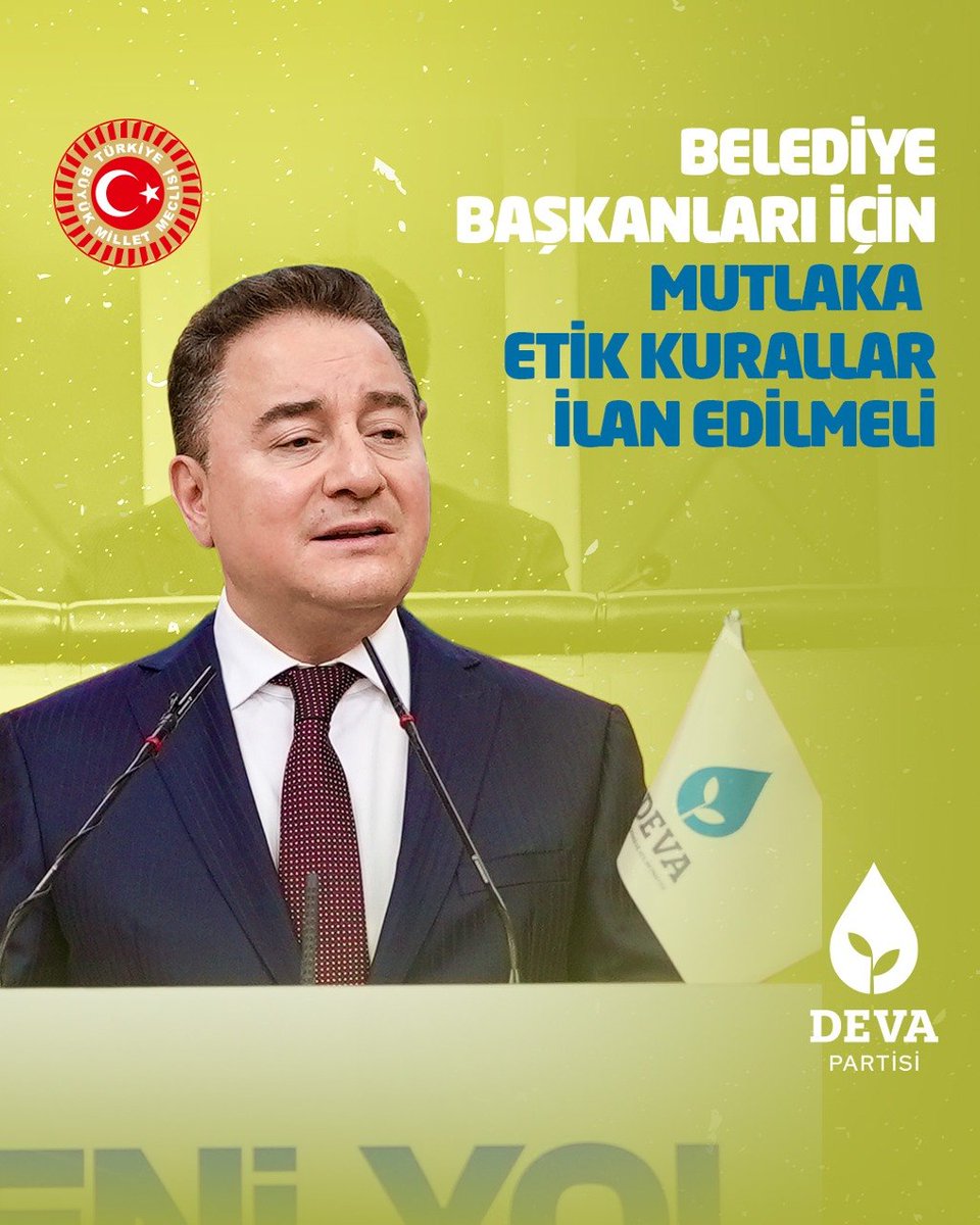 Belediye başkanları için mutlaka etik kurallar ilan edilmeli. Belediye başkanlarının yaptıklarının hangisi ahlaki, hangisi değil? Bunları yazılı hale getirmezseniz en dürüst belediye başkanlarını bile baskı altına alırsınız ve onların yoldan çıkmasına sebep olursunuz.
