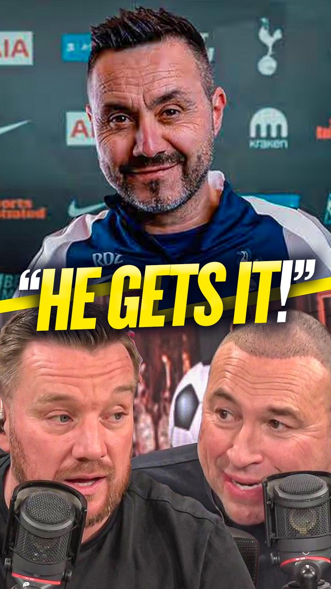 🛳️ "He's gonna turn this ship around!" 👀 "I'm 80% sure we'll get enough points!" Jamie O'Hara backs Roberto De Zerbi to keep Tottenham in the Premier League