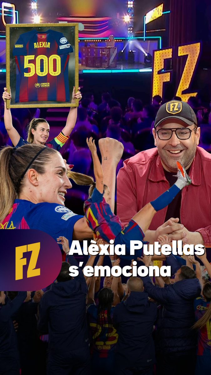 🔵🔴 Alèxia Putellas, emocionada al #fanzone3cat pels 500 partits amb el Barça i una nit màgica al Camp Nou. Putellas ha dit a Gerard Romero que no volia parlar de la seva renovació, però que amb les jugadores joves de la plantilla, "el Barça té equip per als pròxims deu anys".