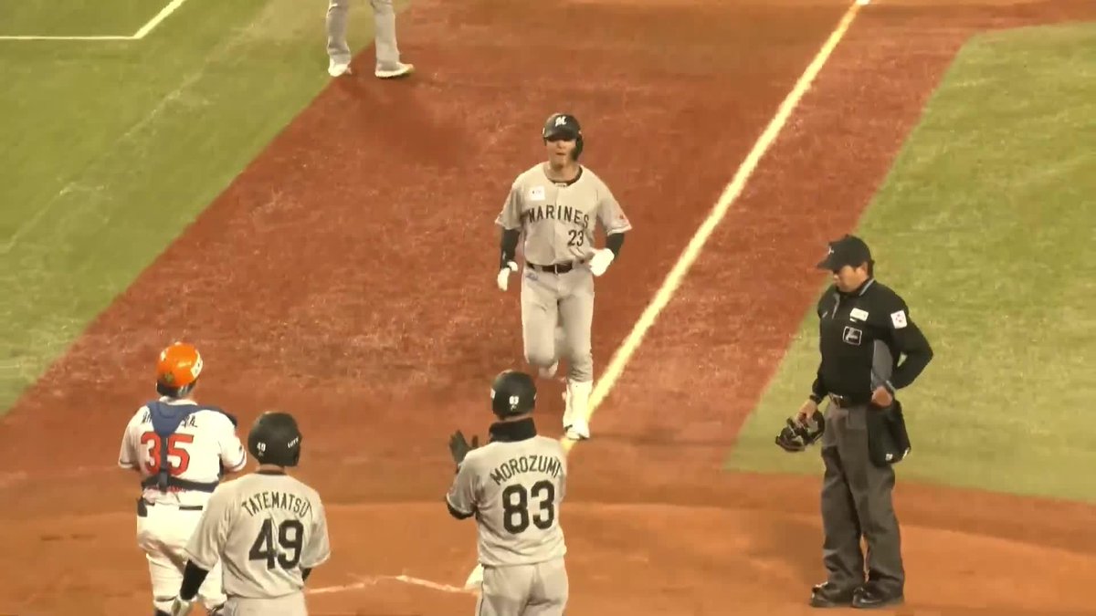 ダイナマイト🧨 石川慎吾が2ランホームラン ⚾️オイシックス×ロッテ（ファーム） #イージースポーツ #chibalotte #だったらDAZN DAZNならファームも見られる📱 ✔ 月々2,300円（年間プラン・月々払い） ✔ 初月無料キャンペーン中（〜4/19まで） ▶ 視聴はこちら