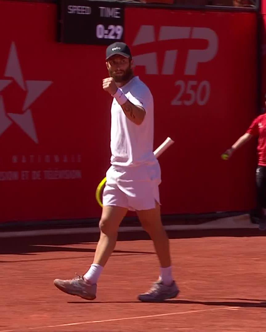 Top-tier entertainment 😆 Corentin Moutet #GrandPrixHassanII