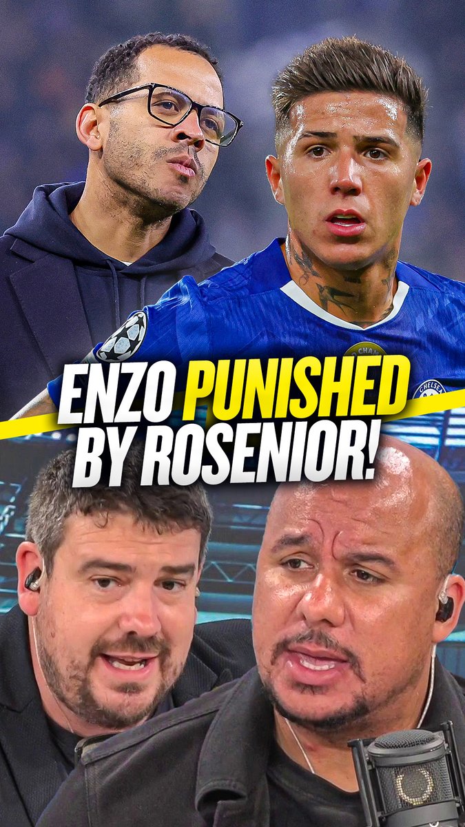 👏 "Rosenior has made a big choice here... I rate it highly!" Agbonlahor and Crook react to Enzo Fernandez being dropped for #CFC's next two games over his club criticism and talking about his future! 😳