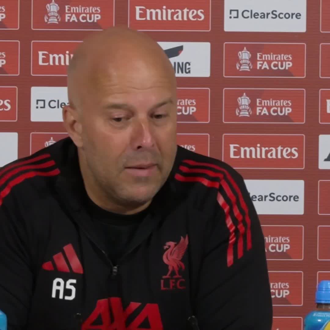 🗣️ "I would hope he could give more, but that is unrealistic because he always gave everything he had" Arne Slot comments on how news of Mo Salah's exit at the end of the season will impact Liverpool.