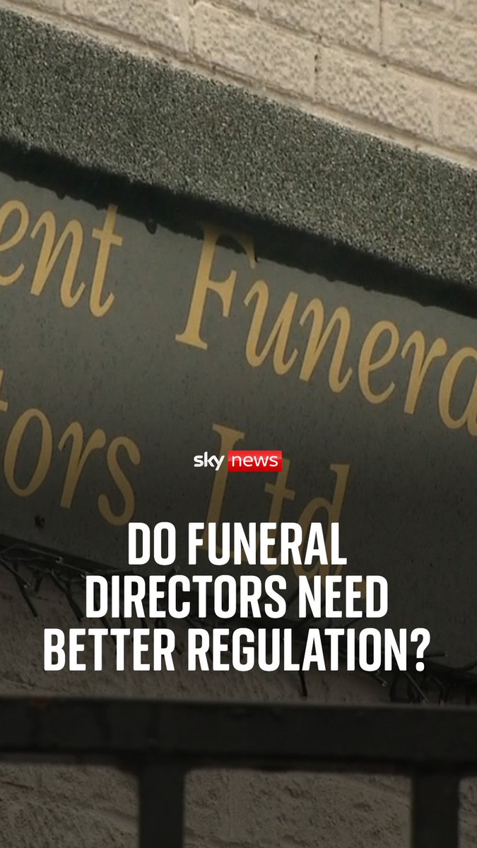 Do funeral directors need better regulation? Families engulfed in the case of a funeral director preventing the lawful burial of their loved ones' bodies have been are asking for more regulation. Sky's @Katerina Vittozzi looks at the latest