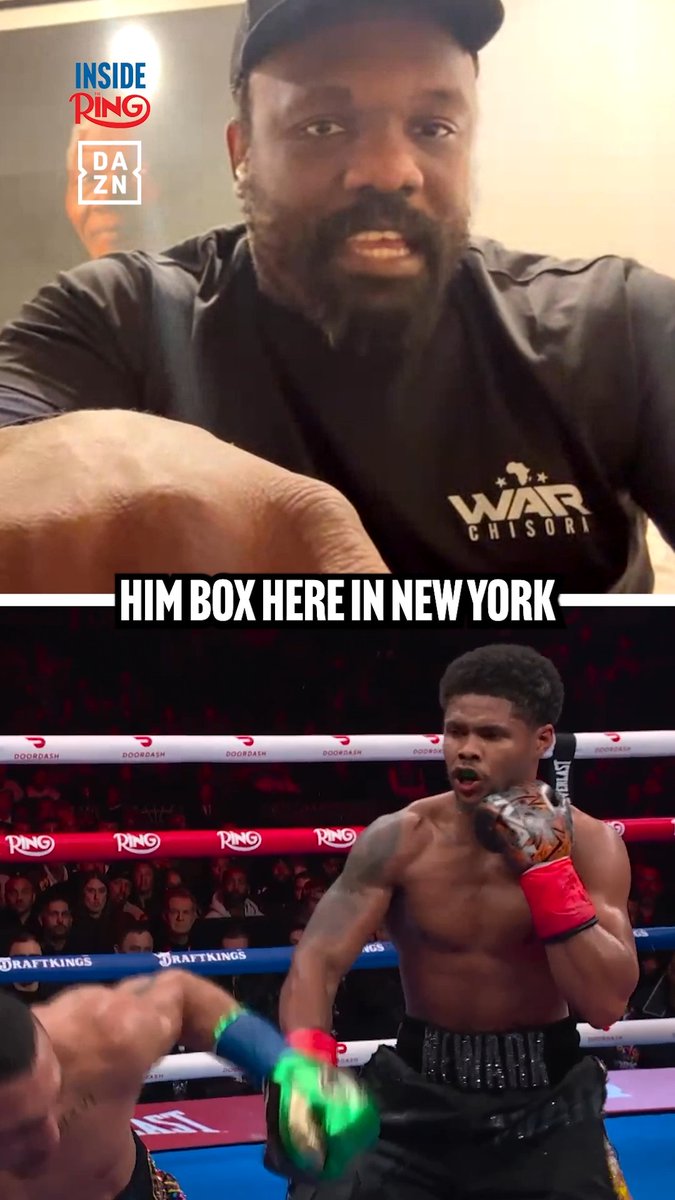 “If you have to follow anybody in boxing, it’s this guy right here.” 🥊 Derek Chisora 🥊 gives Shakur Stevenson his flowers 💐 #InsideTheRing | Latest episode LIVE NOW on The Ring’s YouTube 📺