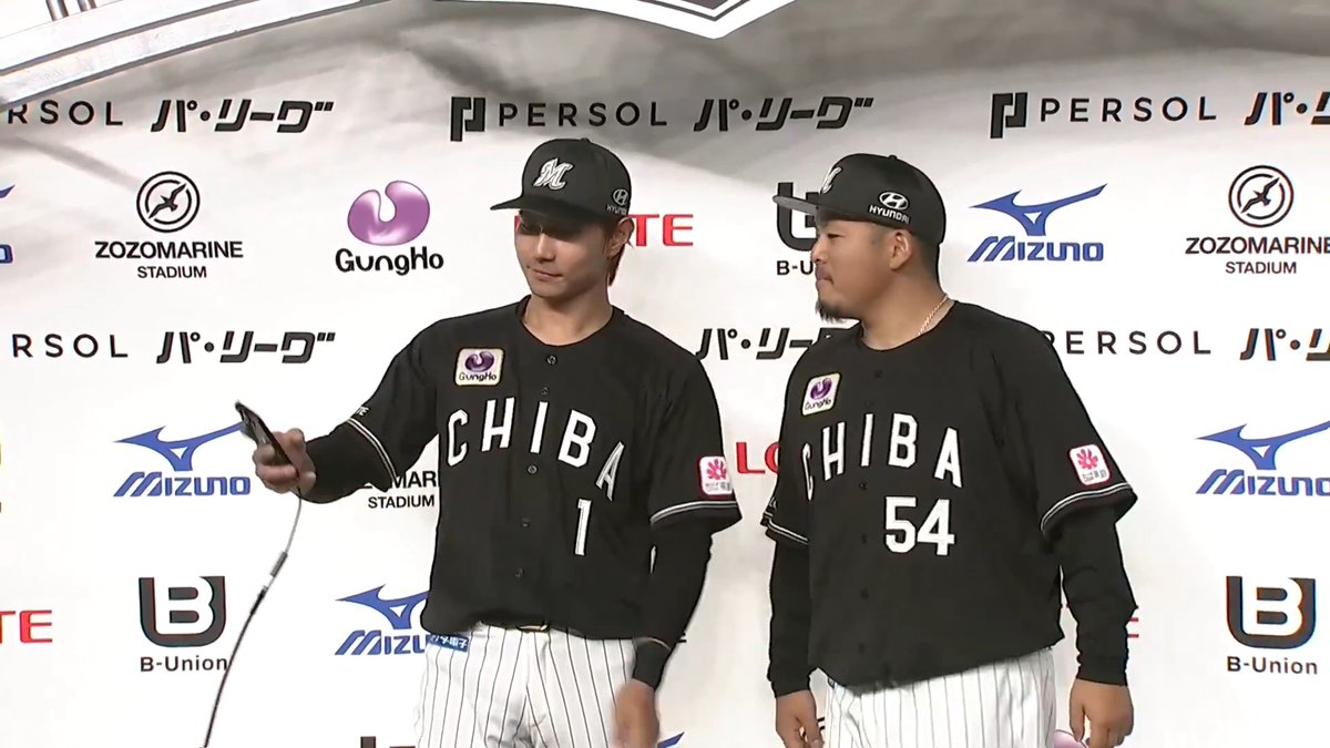 ／ 4/3 ヒーローインタビュー⚾️ ＼ 千葉ロッテ 藤原恭大 選手 澤田圭佑 投手✨