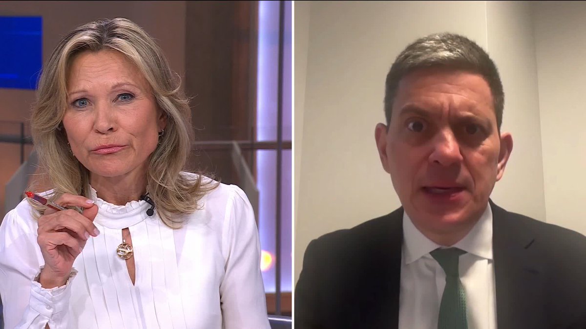 "It was deeply distressing" President of the International Rescue Committee David Miliband describes what he saw in Lebanon and Syria 📺 Sky 501, Virgin 602, Freeview 233 and YouTube