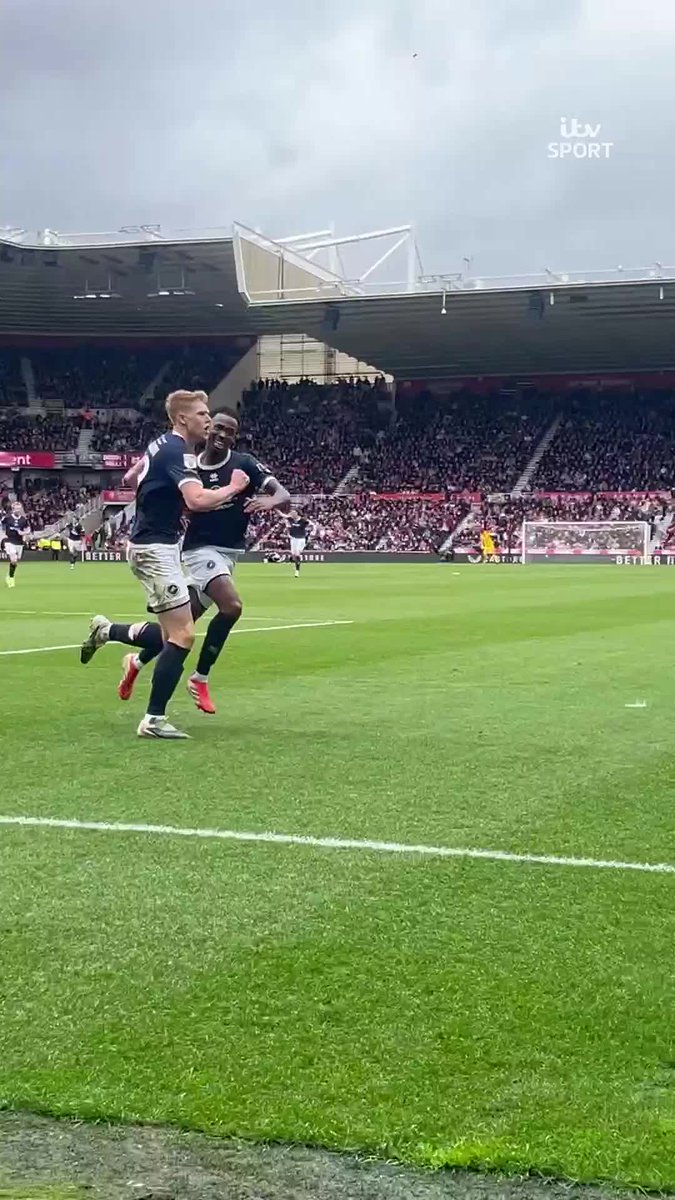 🔊🎥 The Millwall away fans enjoyed that winner for sure