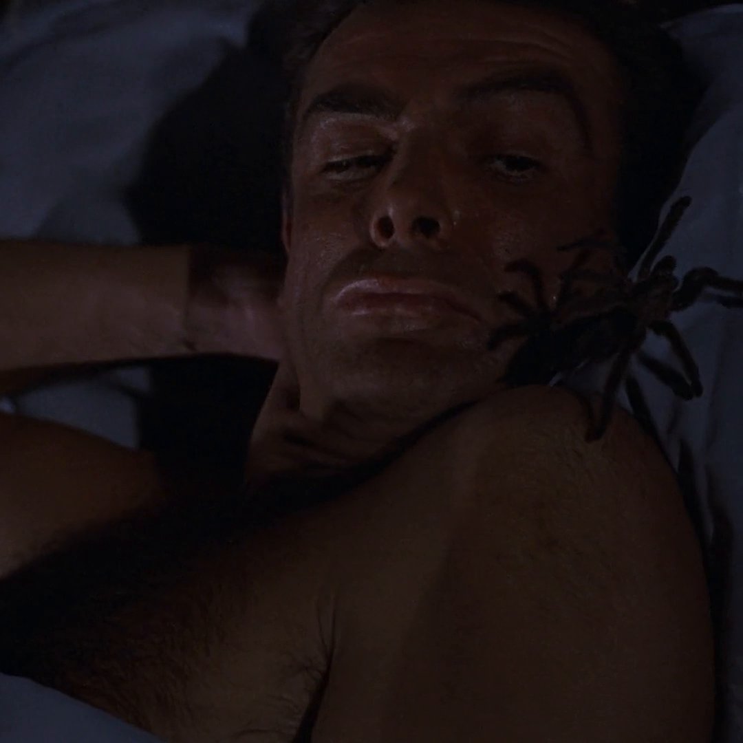 On this day in 1962, DR. NO completed principal photography with the scene of Bond and the tarantula. “I lay there, petrified, thinking, ‘If I come out of this, I’ll never, ever do it again’. At the same time I realised that I had to switch off. I felt that if that tarantula once became aware of my fear it could be curtains for me.” – Bob Simmons, Stunt Coordinator, who stood in for Sean Connery during the scene.