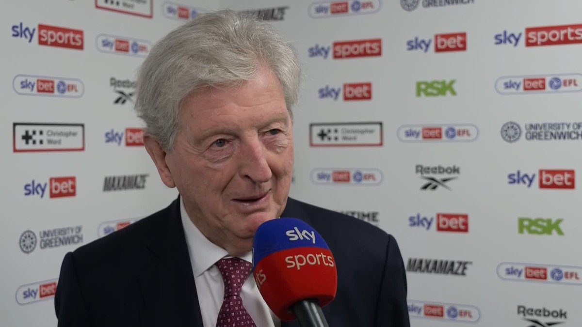 Roy Hodgson taking charge of a football match at the age of 78. And he could not give a shit. Love it.
