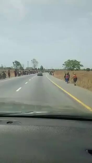 While Nigerians are busy fighting each other in Jos, the t€rror!sts have attacked & expelled another community in Nasarawa. Ask these people if the bandits spared anyone because they are Muslim or Christian. They are gradually taking over our country right before our own eyes while the security officers meant to protect us are sent to INEC office to prevent peaceful protest. Our lives have become so worthless that a peaceful democratic protest is worse than the daily bludsh€d across the country. Our common enemy is right before our own eyes but we choose to be BLIND!