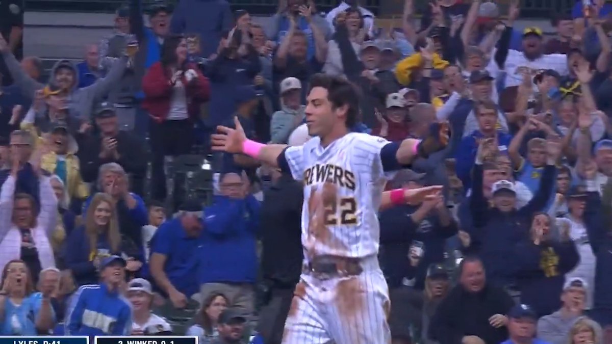 This baserunning play was WILD 🤯 When Christian Yelich scored from first on a stolen base attempt against the Royals! #FridayNightBaseball (MLB x Essilor)