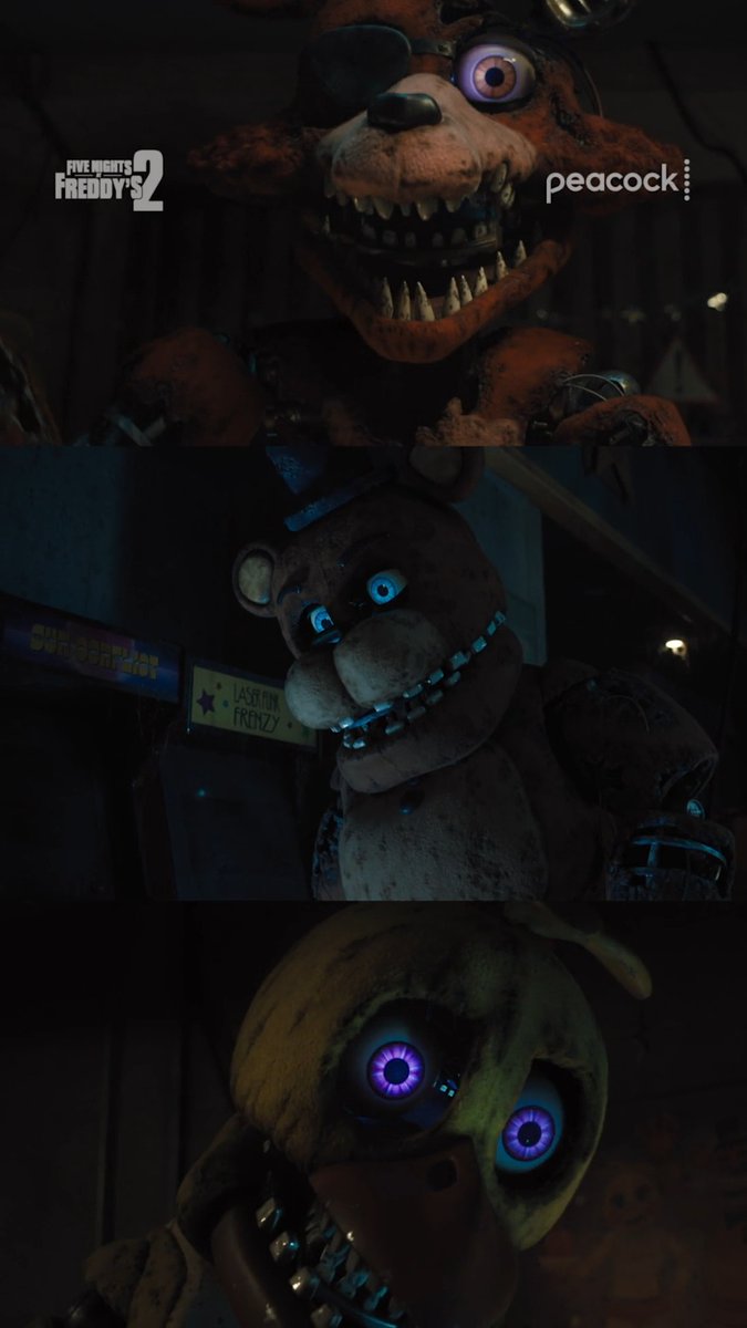 Rise and shine 😈 #FNAF2 is streaming on Peacock.
