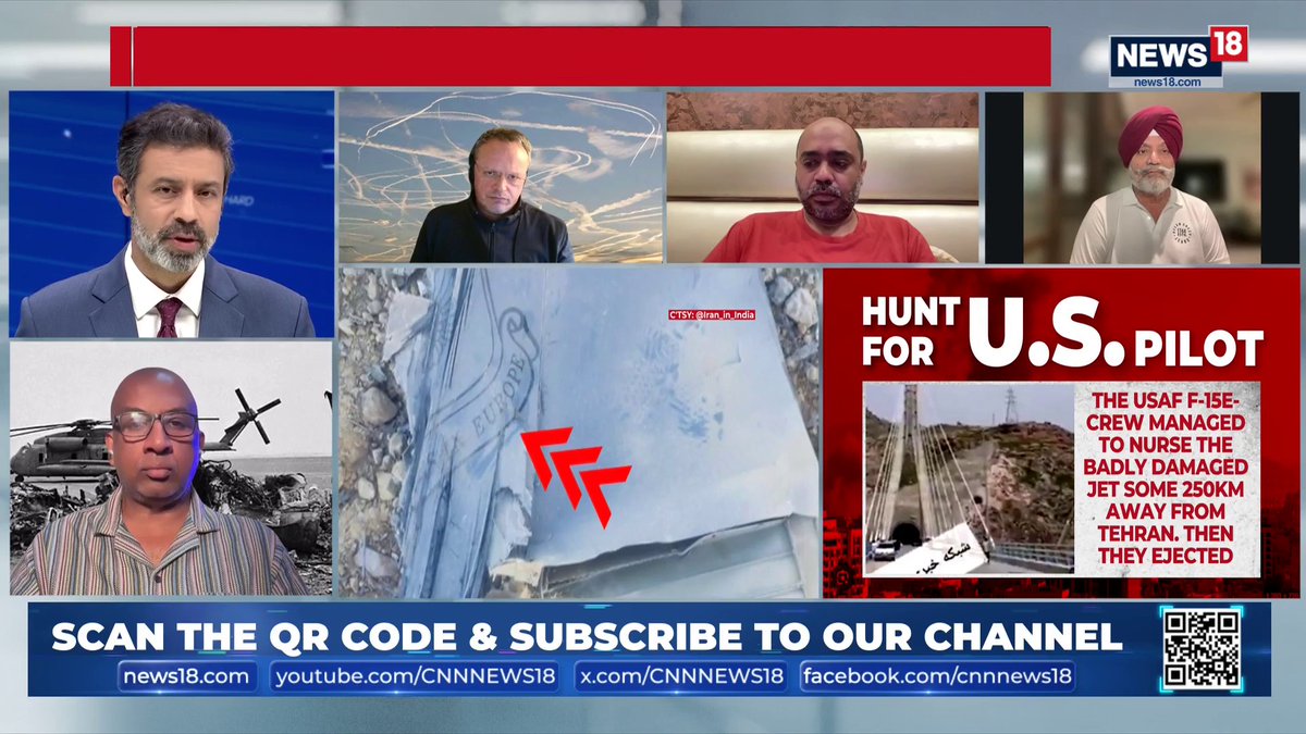 #USIranWar | An F-15E jet from the US was shot down near Tehran, raising questions about the fate of its pilot: Tom Cooper, Military Expert #USIranWar #BreakingNews #USPilot #IranNews #MiddleEastCrisis #TheHardFacts | Rahul Shivshankar