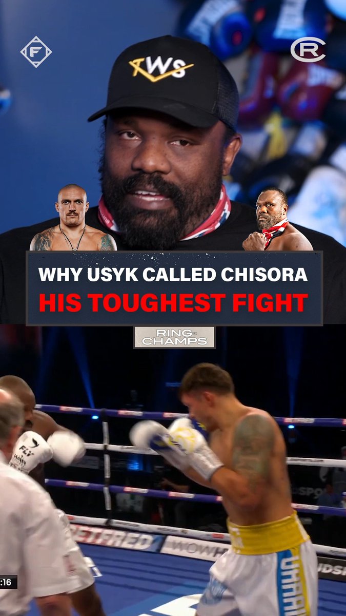 It's tough to hit a target that won't stop moving 🎯 Oleksandr Usyk credited Derek Chisora as his toughest fight to date... and that might be because of this one boxing basic. Catch RING CHAMPS with Derek Chisora ahead of his showdown with Deontay Wilder. #ChisoraWilder