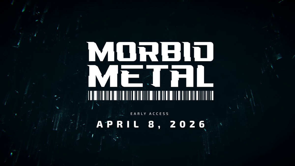 Sharpen your skills. #MorbidMetal launches on Steam April 8. ⚔️ Fast‑paced hack‑and‑slash roguelite 🔄 Shape‑shift mid‑combat for stylish combos 💥 €13.49 / $13.49 limited‑time launch price Wishlist now: