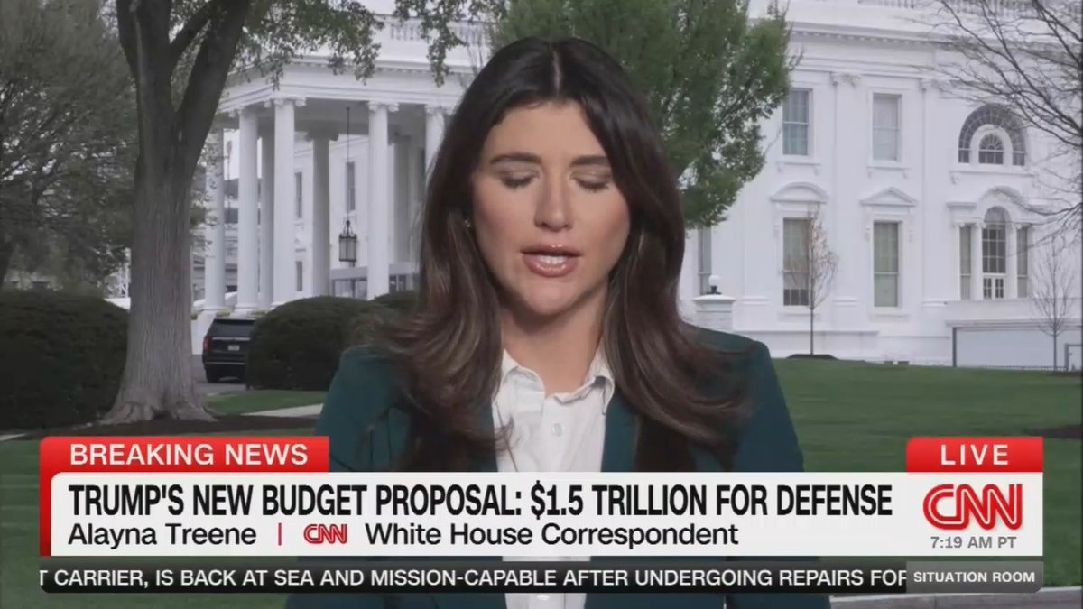 Reporter: The White House is seeking roughly $1.5 trillion more for the Pentagon as part of the 2027 fiscal budget request. This would be the highest boost to military spending in modern history. The budget proposal would include a $73 billion cut that would fall primarily on housing, social services, health care, and other domestic programs.