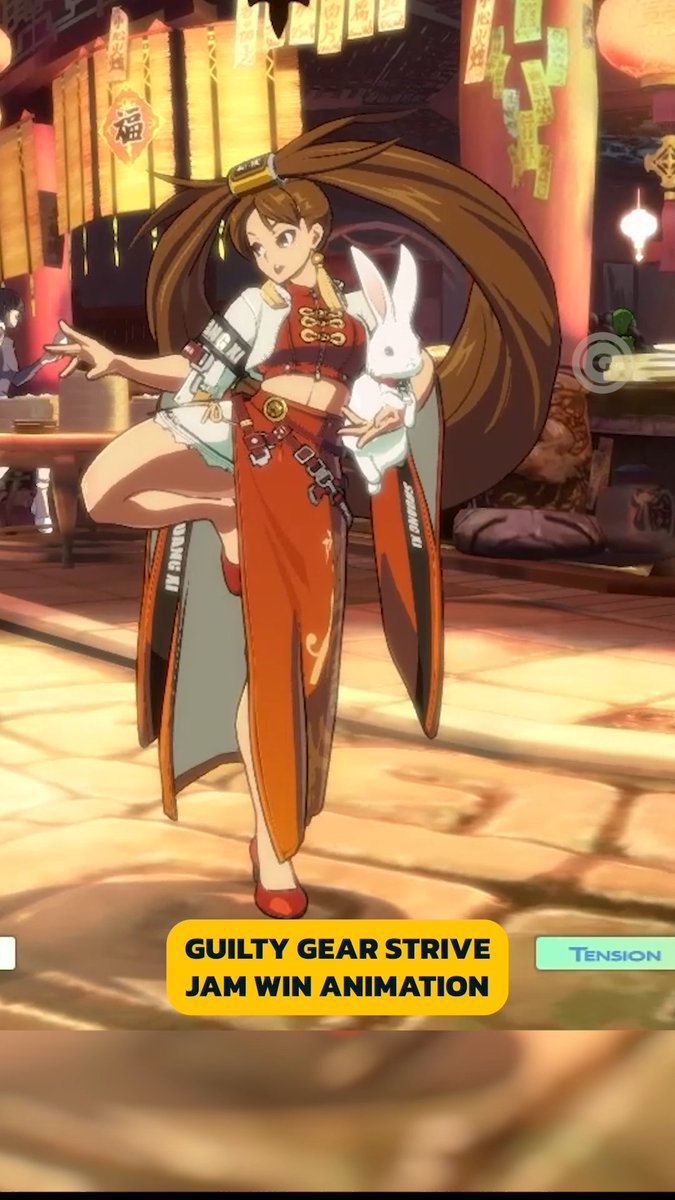 Guilty Gear's Jam—the Triple star, culinary monster, and parry maniac—is cooking! 🥟🍜 Check out her sick win animations.