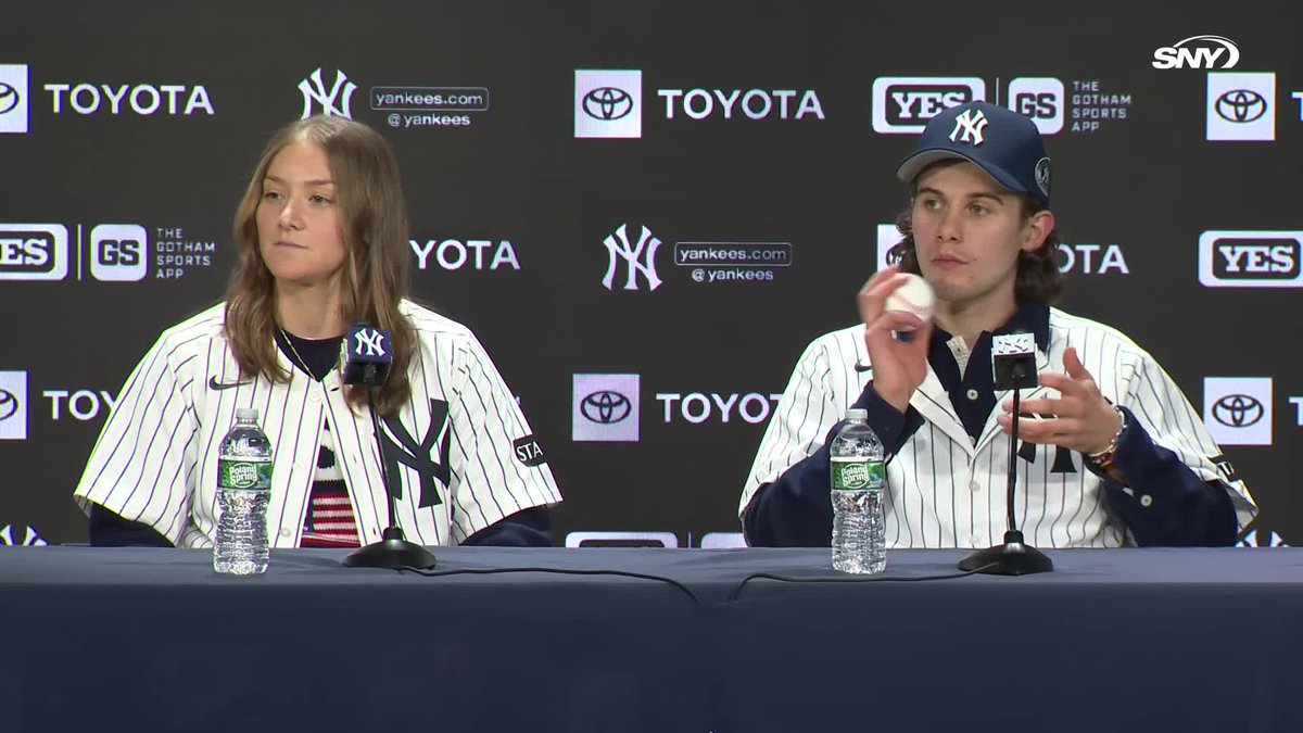 Aerin Frankel said she got to catch up with Cam Schlittler, whom she knows from Northeastern University Jack Hughes enjoyed hanging in the clubhouse and taking batting practice in the tunnel