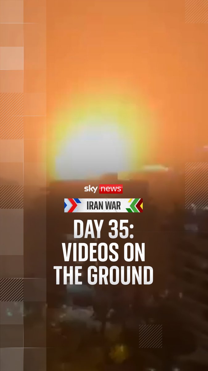 It's day 35 of the Iran war. Here's what's been happening across the Middle East today. Diana Magnay reports from Jerusalem ⬇️ Iran war latest 🔗