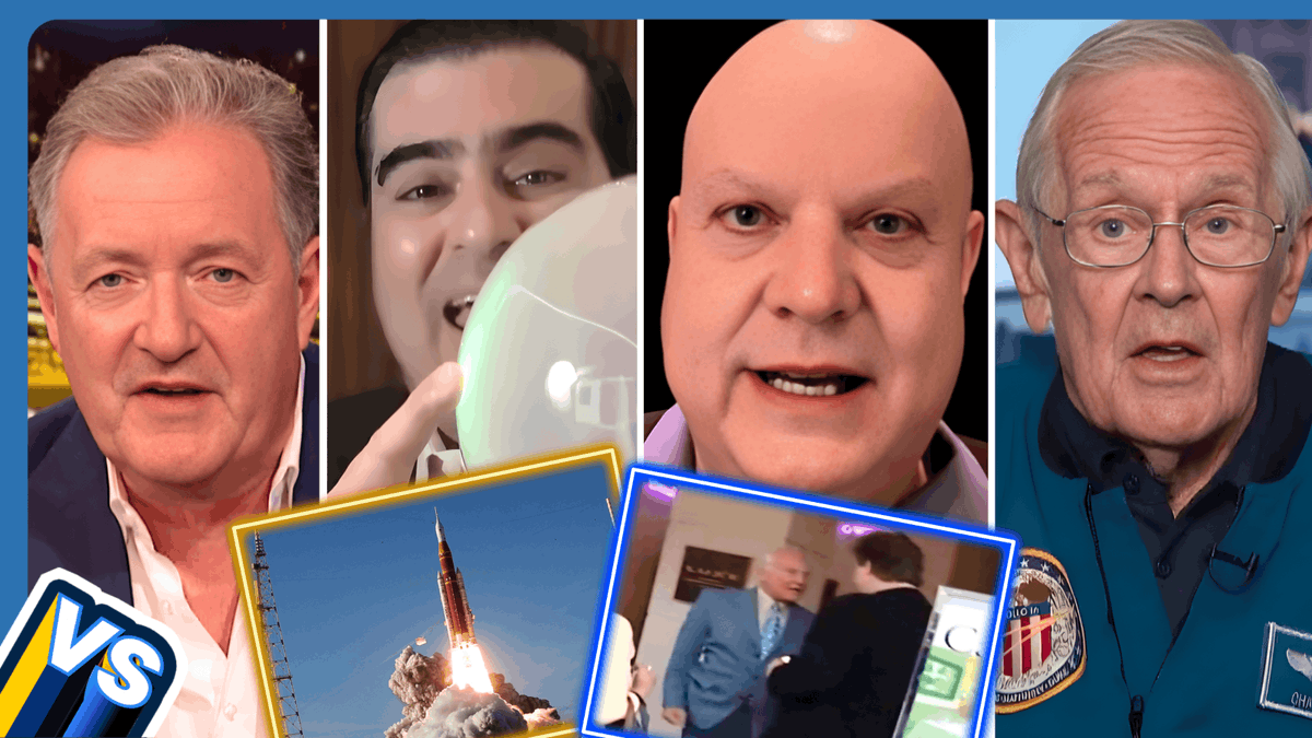 "It's like the denial of humanity!" Piers Morgan and some famous faces take on moon landing sceptic Bart Sibrel... Just dropped!👇 📺 Piers Morgan | Prof. Brian Keating | William Shatner