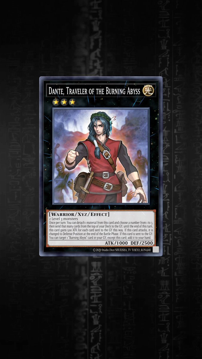 In the #YuGiOhTCG, some cards stick with us for a very long time, and today we’re taking a look at the fan-favorite Dante, Traveler of the Burning Abyss! Watch History of the Card to learn about this card’s lore!