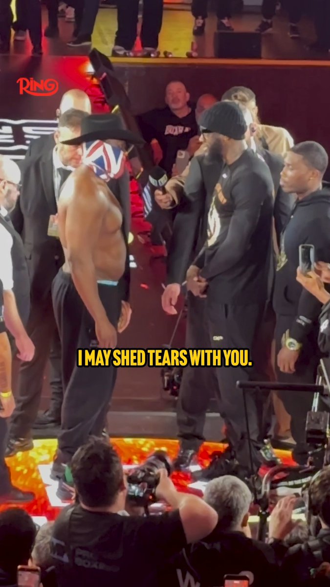 The on-stage audio of Derek Chisora and Deontay Wilder's final face-off 🗣️